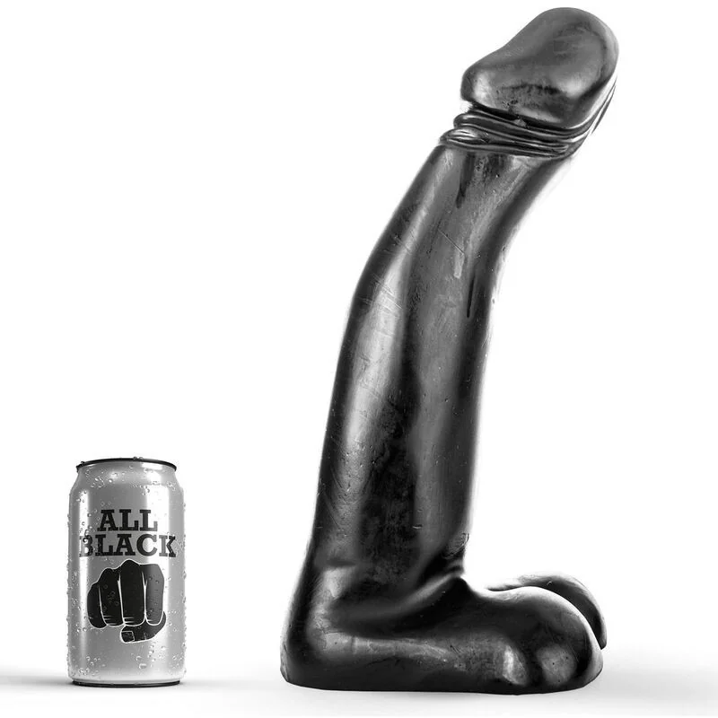 Realistischer Schwarzer Fistingdildo 29 cm von All Black kaufen | Fesselliebe