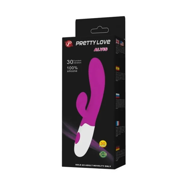 Flirtation Alvis Vibrator mit Klitoris-Stimulator von Pretty Love Flirtation kaufen | Fesselliebe