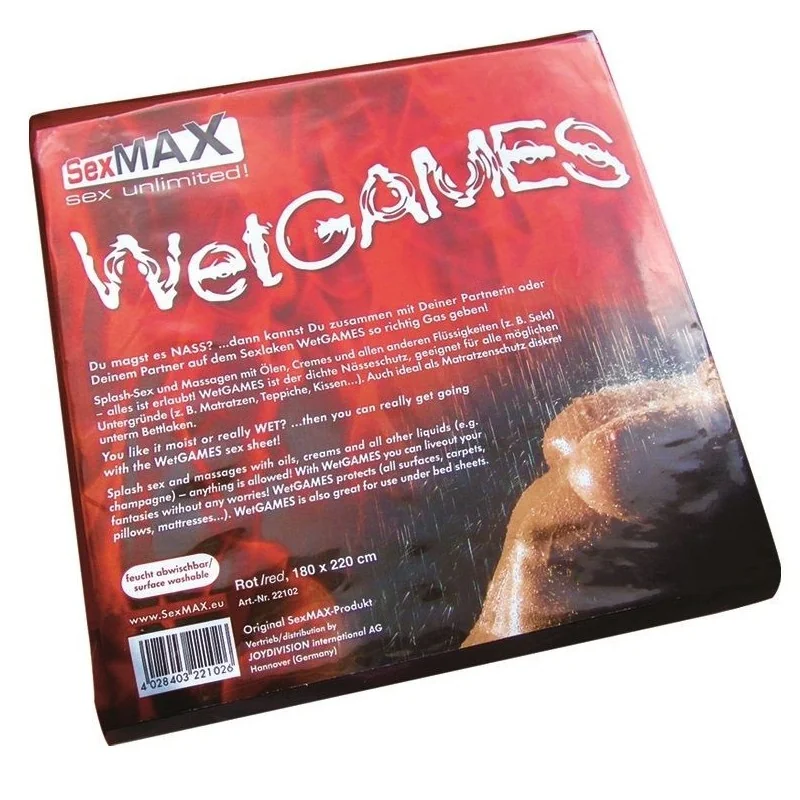 Wetgames Sex-Laken Red von Joydivision Sexmax kaufen | Fesselliebe 2