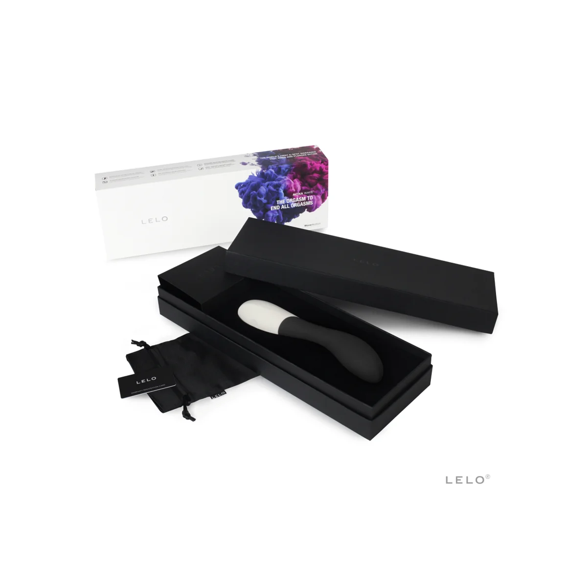 Mona Wave Schwarzer Vibrator von Lelo kaufen | Fesselliebe