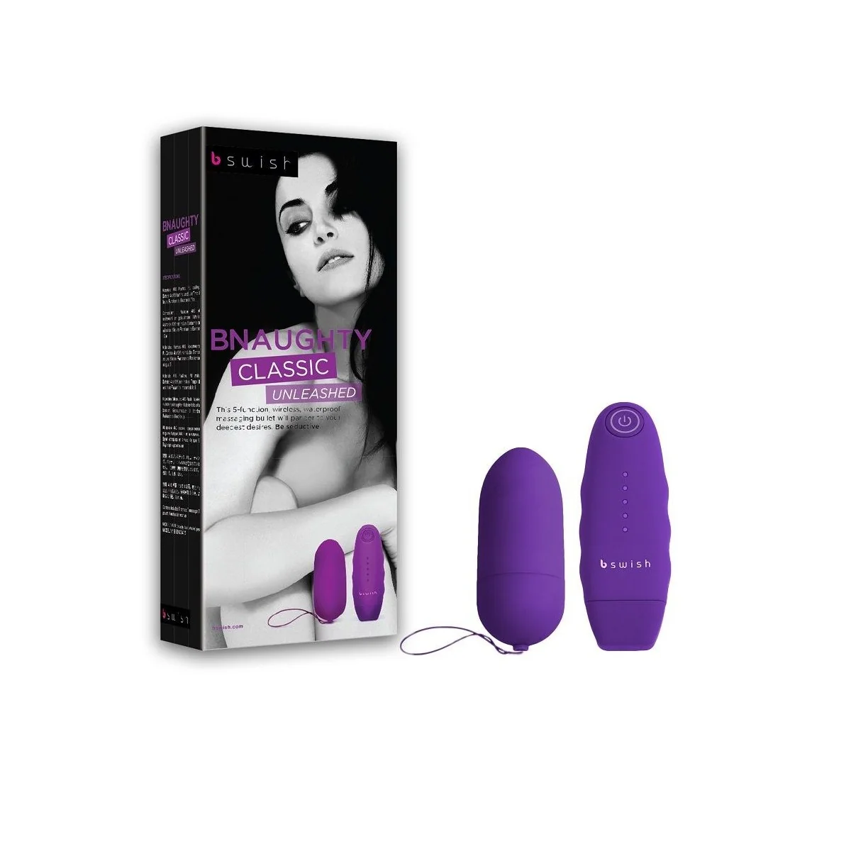 Bnaughty Unleashed Klassische Flieder mit Fernbedienung von B Swish kaufen | Fesselliebe