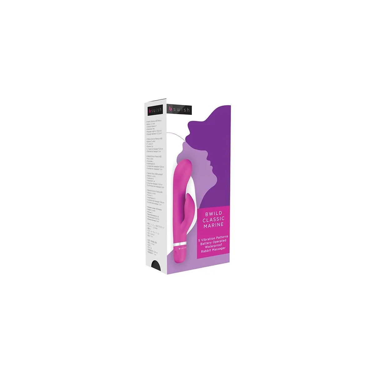 Bwild Classic Marine Rabbit Vibrator Cerise von B Swish kaufen | Fesselliebe