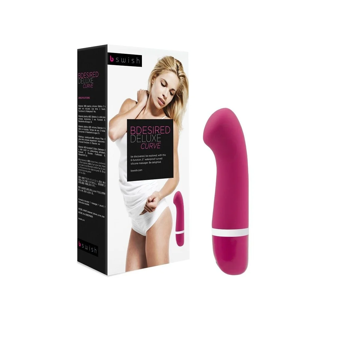 Bdesired Deluxe Curve Rosa von B Swish kaufen | Fesselliebe