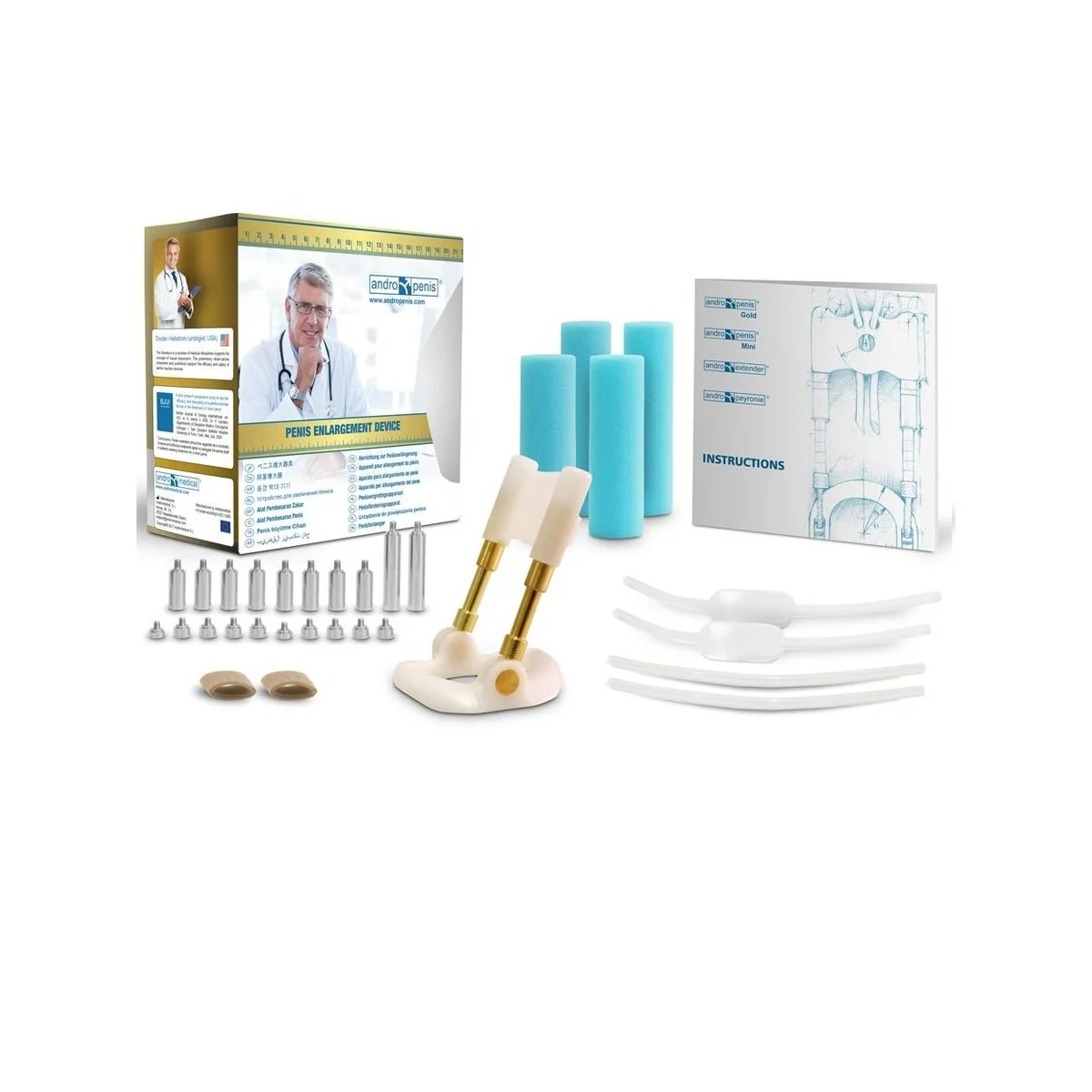 Goldener Penisverlänger von Andro Medical kaufen | Fesselliebe