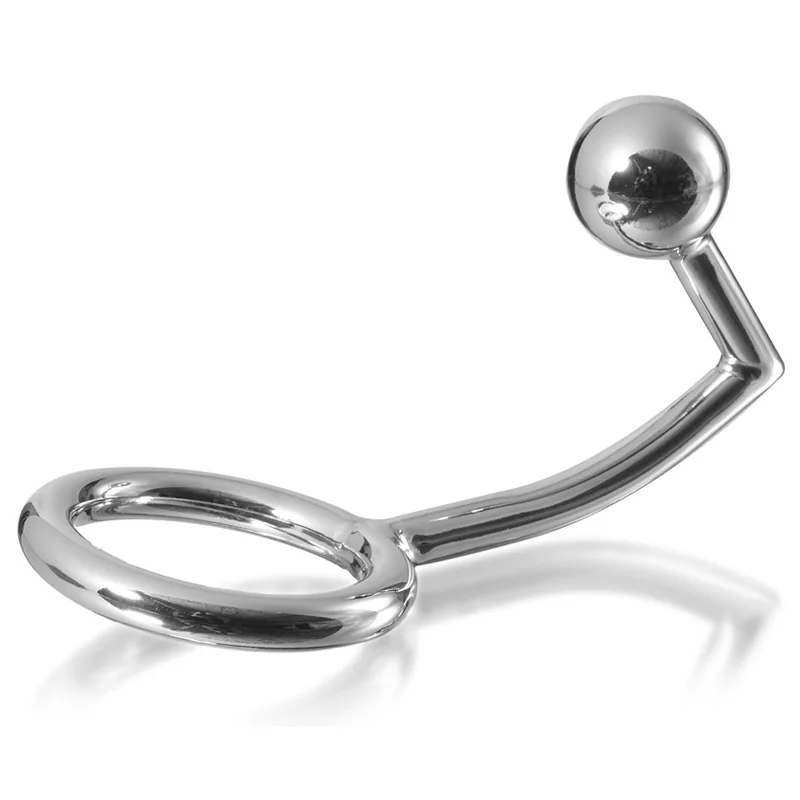 Penisring mit Anal-Eindringlingshaken, 40 Mm von Metal Hard kaufen | Fesselliebe