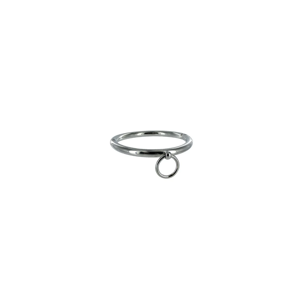 Bdsm-Halskette mit Ring 10cm von Metal Hard kaufen | Fesselliebe