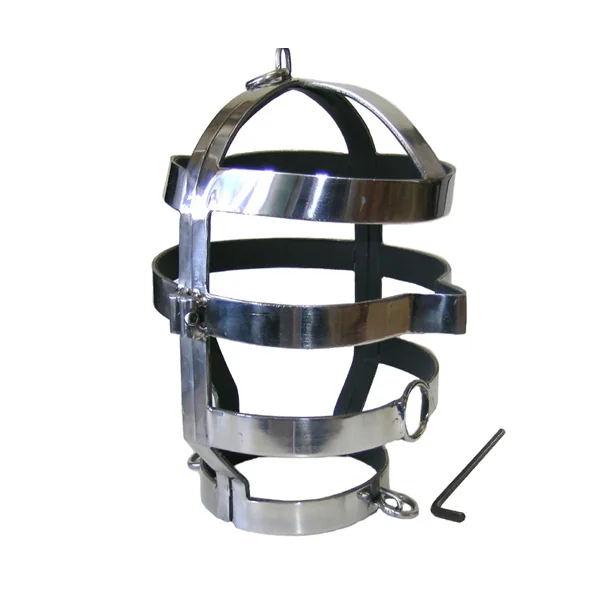 Maske mit Stahlhalskette von Metal Hard kaufen | Fesselliebe