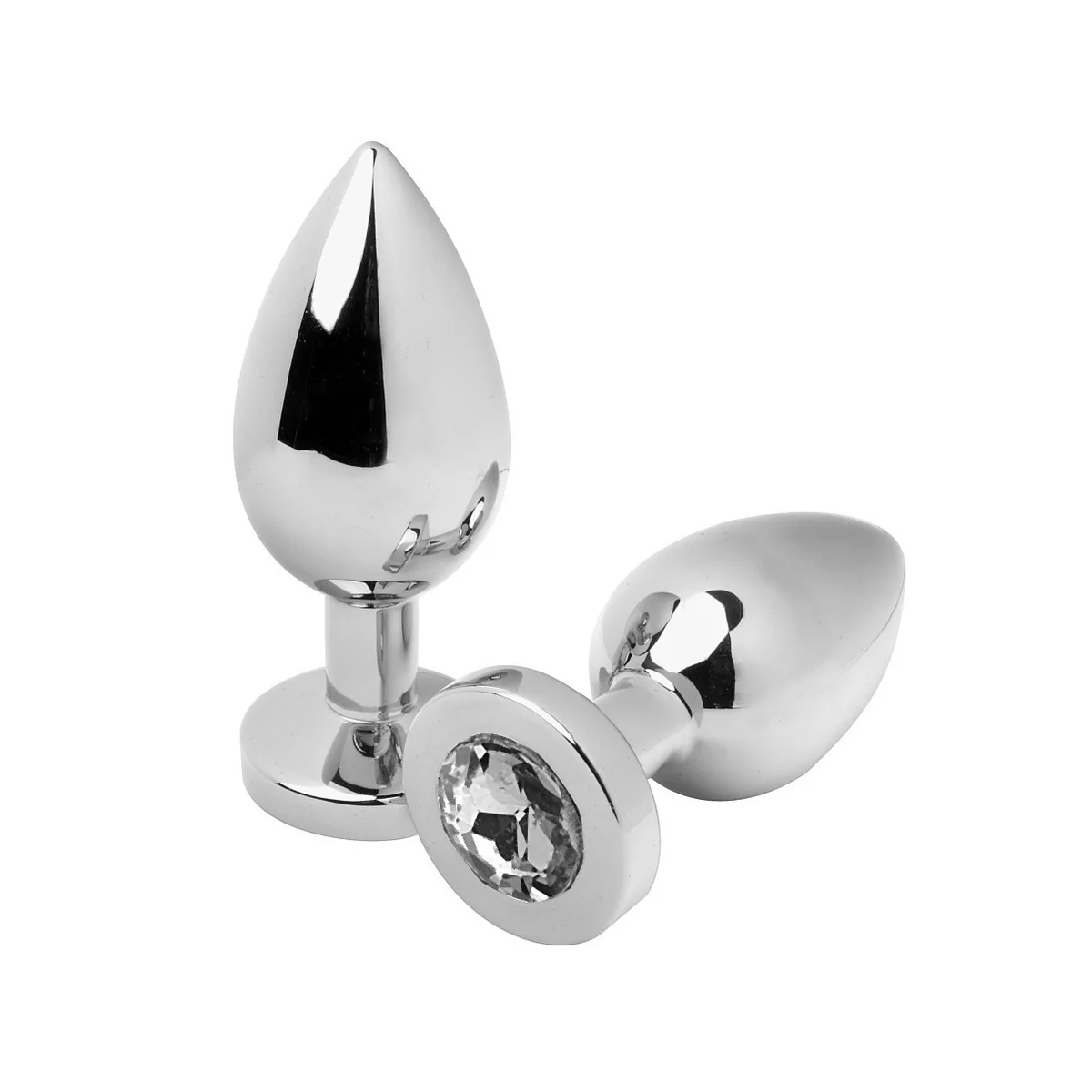 Analplug Diamant Transparent Klein 5,71 cm von Metal Hard kaufen | Fesselliebe