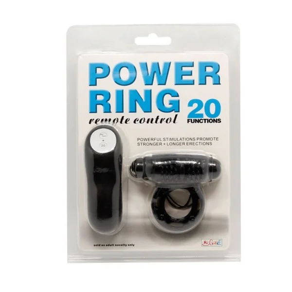 Ring mit Fernbedienung Schwarz 20v von Baile For Him kaufen | Fesselliebe