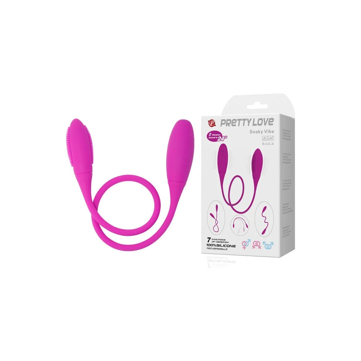 Snaky Deluxe Vibrator 7 V von Pretty Love Smart kaufen | Fesselliebe