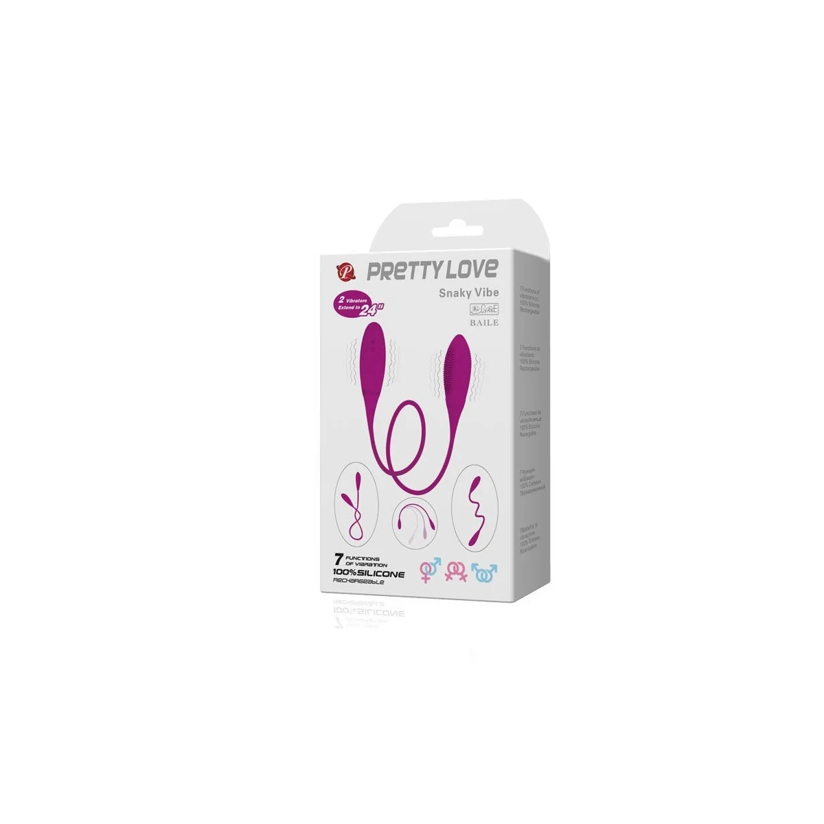 Snaky Deluxe Vibrator 7 V von Pretty Love Smart kaufen | Fesselliebe