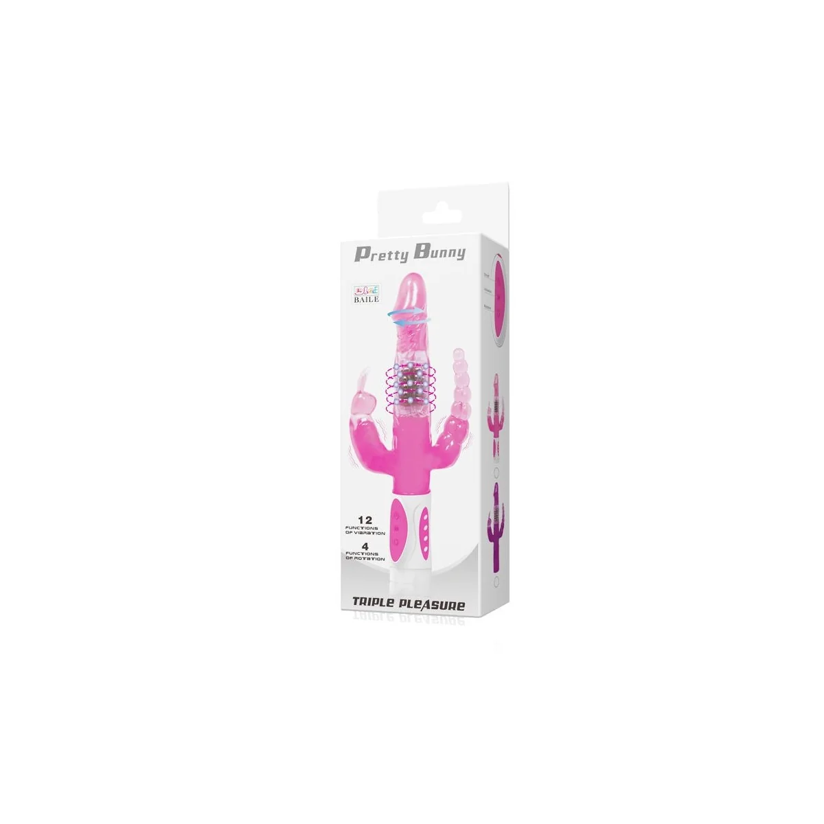 Pretty Bunny Dreifacher Vibrator Rotator von Baile Rotations kaufen | Fesselliebe