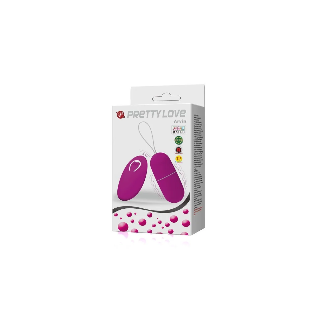 Arvin Vibrierendes Ei mit Fernbedienung 12v von Pretty Love Flirtation kaufen | Fesselliebe
