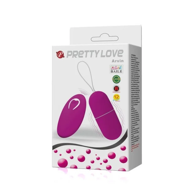 Arvin Vibrierendes Ei mit Fernbedienung 12v von Pretty Love Flirtation kaufen | Fesselliebe
