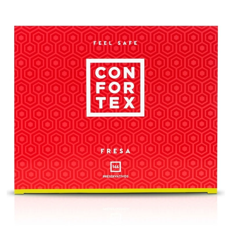 Erdbeerkondom 144 Stück von Confortex kaufen | Fesselliebe 2