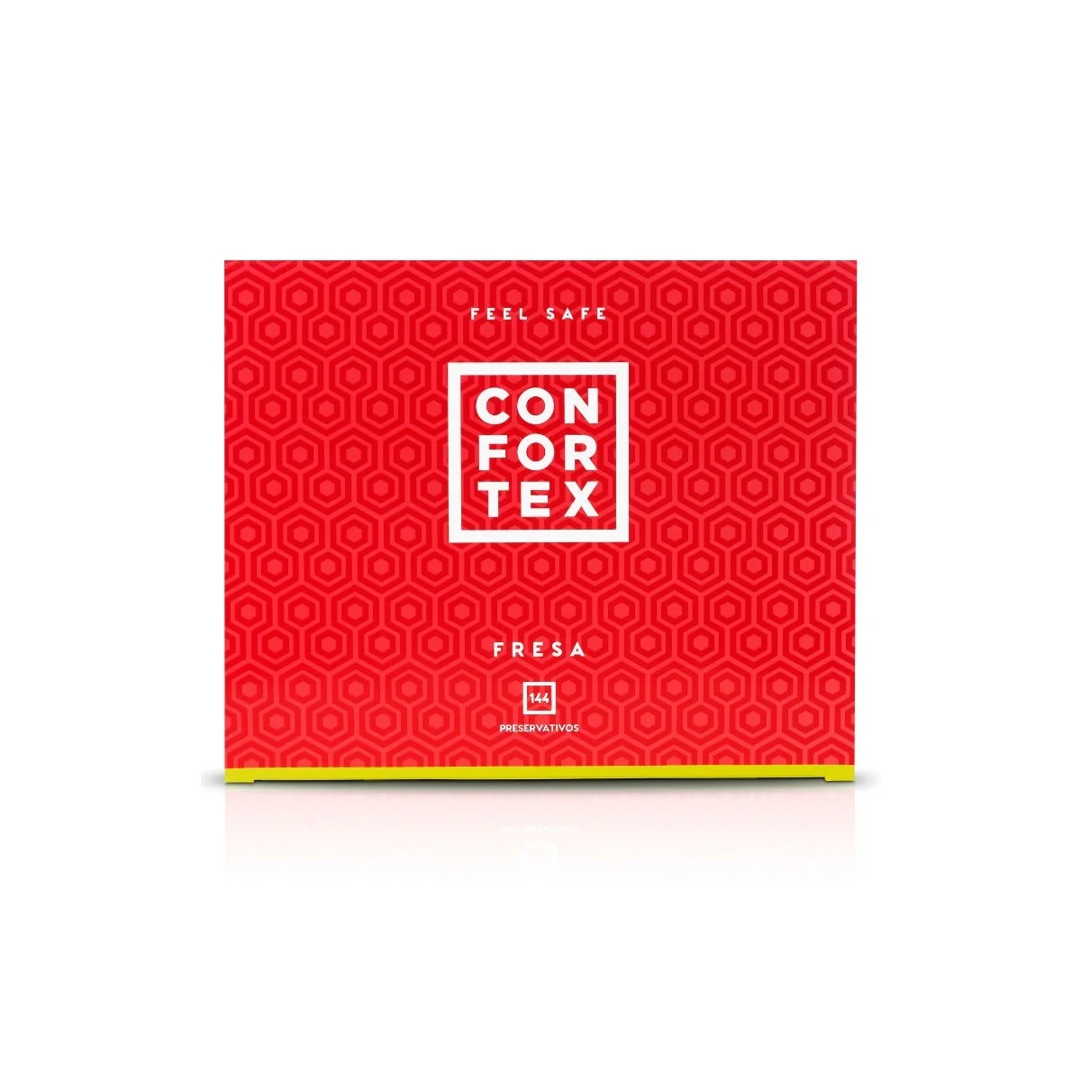 Erdbeerkondom 144 Stück von Confortex kaufen | Fesselliebe