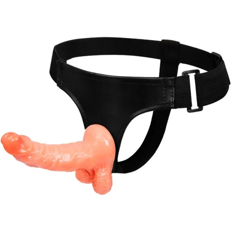 Gurt mit Realistischem Penis und Ultra Leidenschaftlichem Verstellbaren Höschen 15.5 cm von Baile Harness Collection kaufen | Fesselliebe