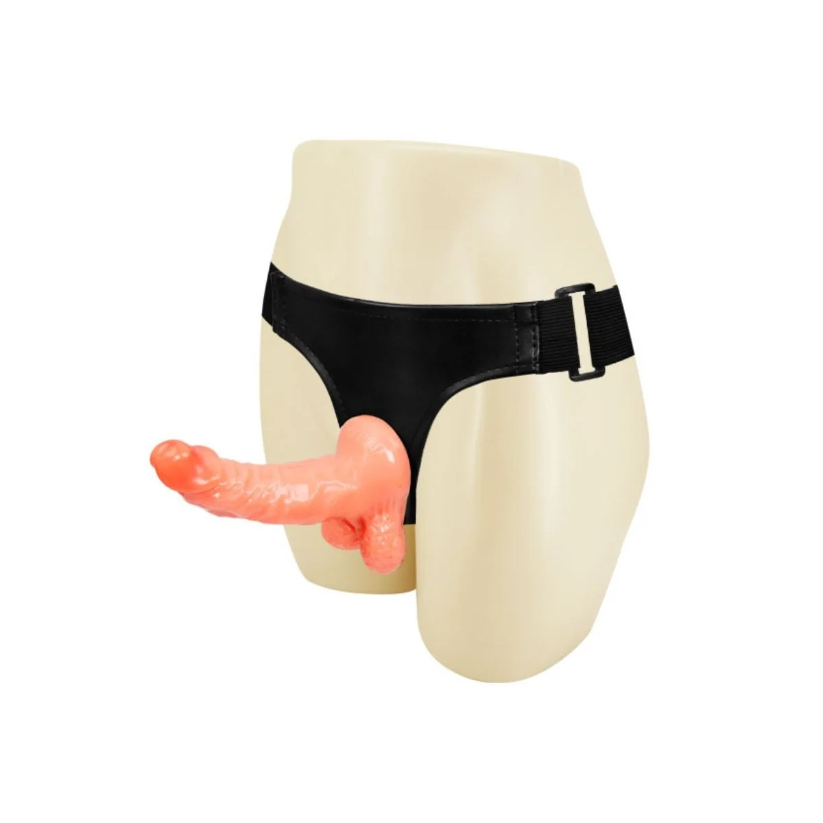 Gurt mit Realistischem Penis und Ultra Leidenschaftlichem Verstellbaren Höschen 15.5 cm von Baile Harness Collection kaufen | Fesselliebe