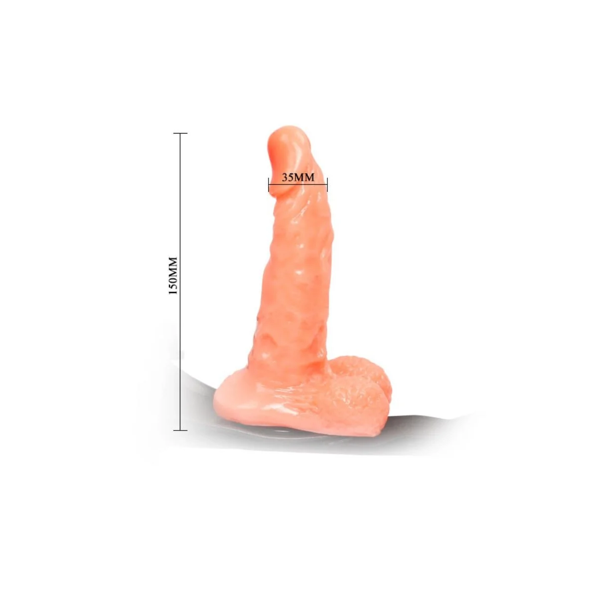 Gurt mit Realistischem Penis und Ultra Leidenschaftlichem Verstellbaren Höschen 15.5 cm von Baile Harness Collection kaufen | Fesselliebe