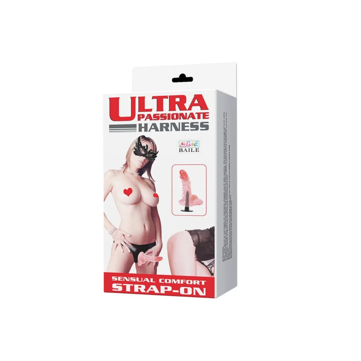 Gurt mit Realistischem Penis und Ultra Leidenschaftlichem Verstellbaren Höschen 15.5 cm von Baile Harness Collection kaufen | Fesselliebe