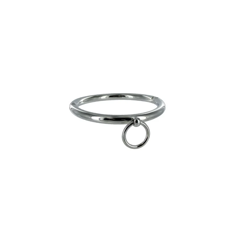 Bdsm-Halskette mit Ring 18cm von Metal Hard kaufen | Fesselliebe