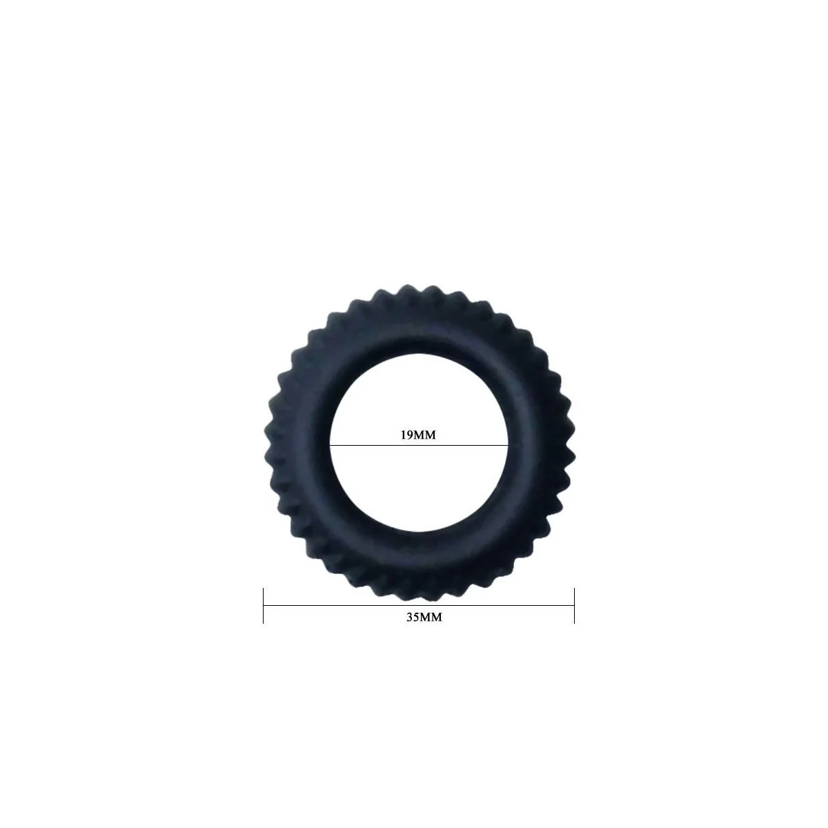 Titan Cockring Schwarz 1.9 cm von Baile For Him kaufen | Fesselliebe
