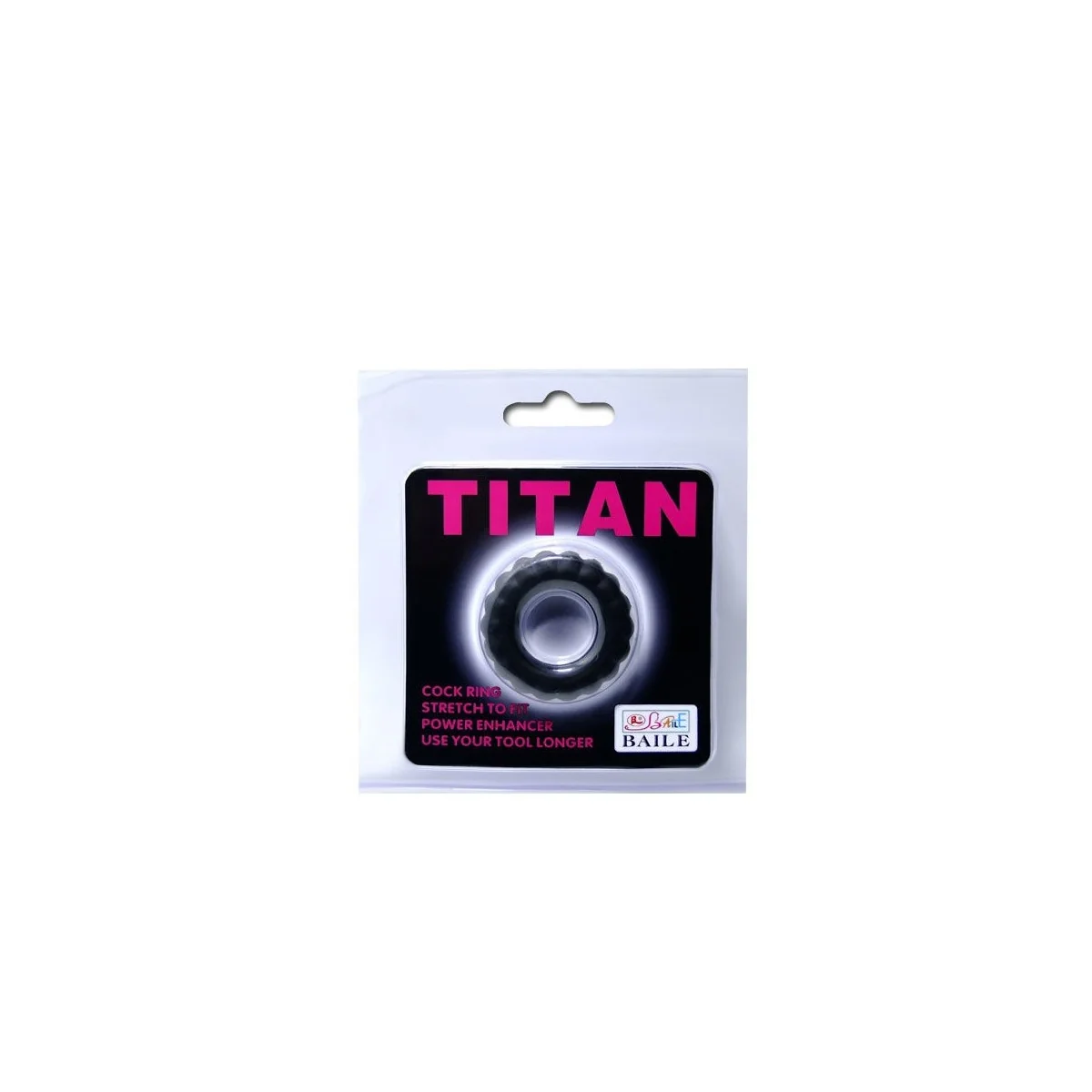 Titan Cockring Schwarz 2 cm von Baile For Him kaufen | Fesselliebe