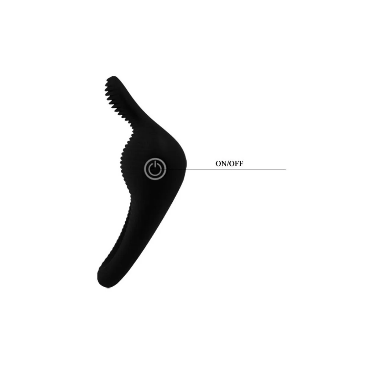 Thimble Vibratorring Schwarz von Pretty Love Male kaufen | Fesselliebe