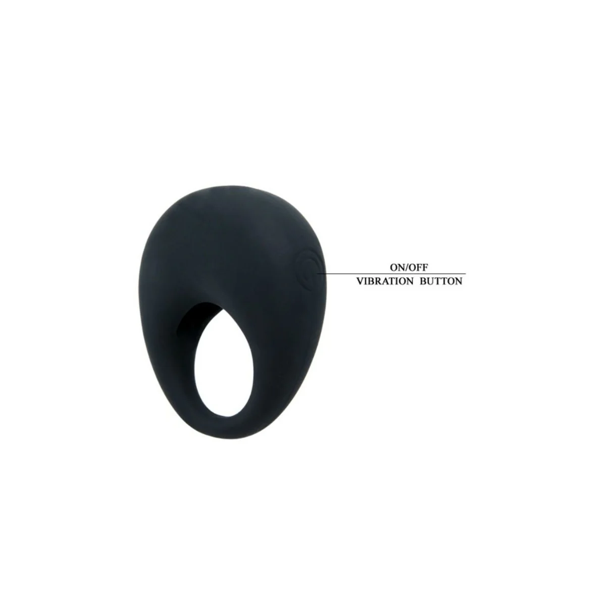 Trap Vibratorring Schwarz von Pretty Love Male kaufen | Fesselliebe