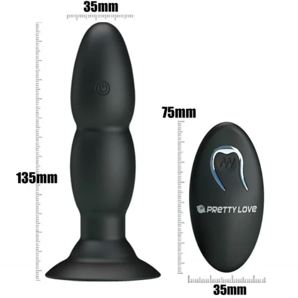 Plug Vibrator und Rotation Durch mit Fernbedienung von Pretty Love Bottom kaufen | Fesselliebe