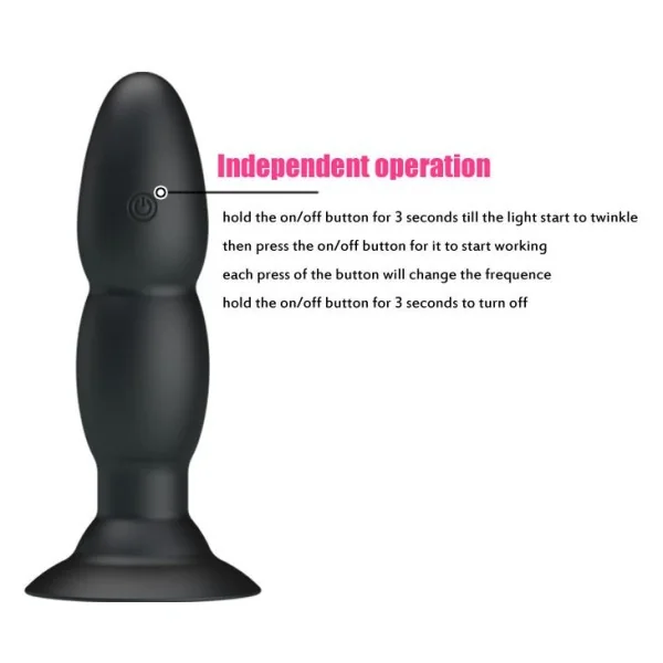 Plug Vibrator und Rotation Durch mit Fernbedienung von Pretty Love Bottom kaufen | Fesselliebe