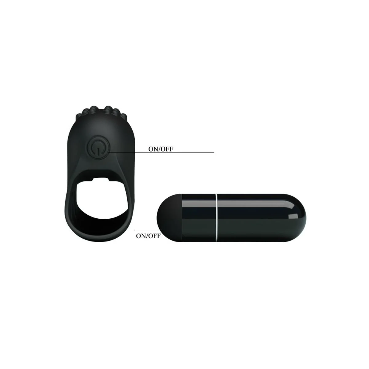 Flirtation Steward Schwarzer Vibrations-Fingerhut von Pretty Love Flirtation kaufen | Fesselliebe