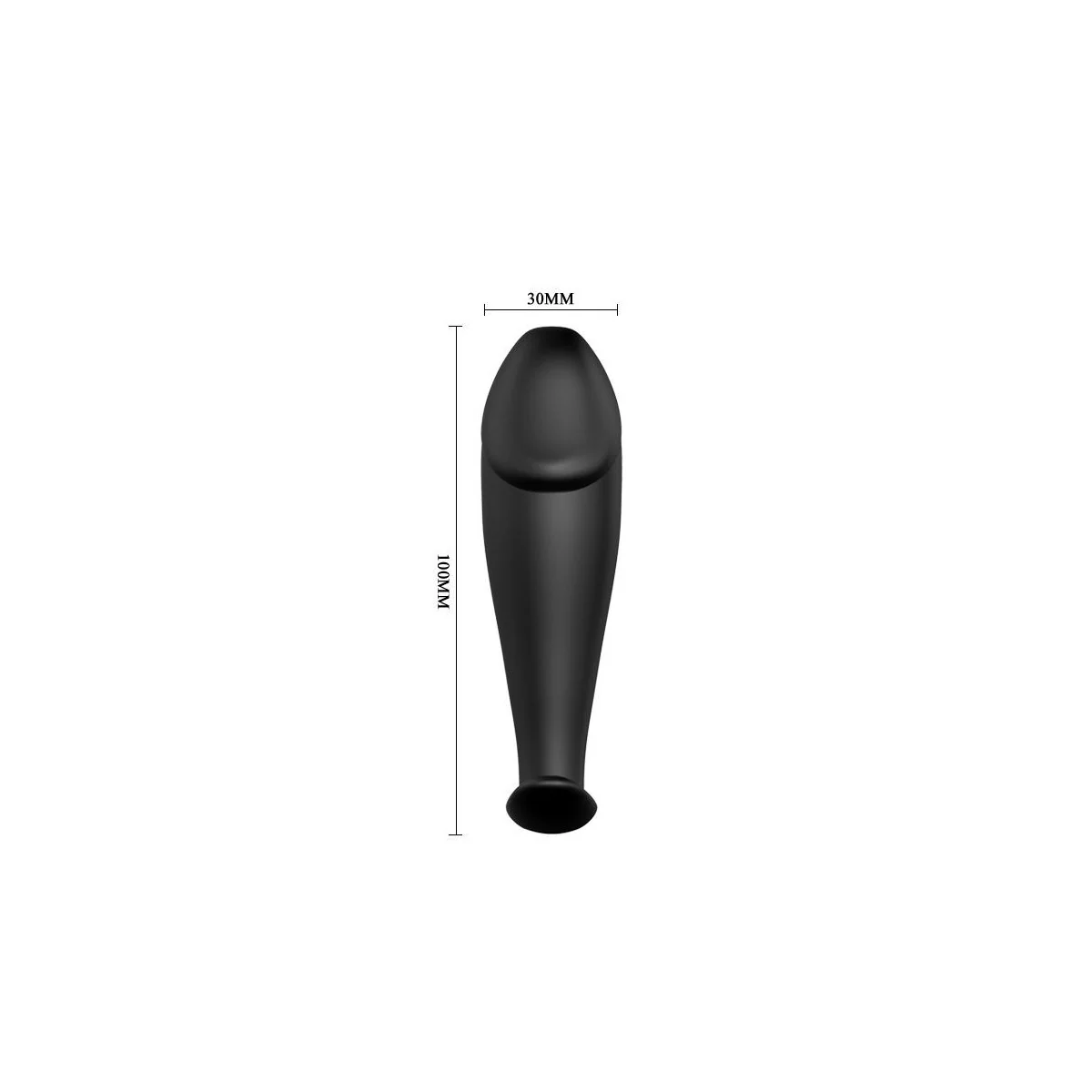 Silikon Anal Plug Penis Form und 12 Vibrationsmodi Schwarz von Pretty Love Bottom kaufen | Fesselliebe