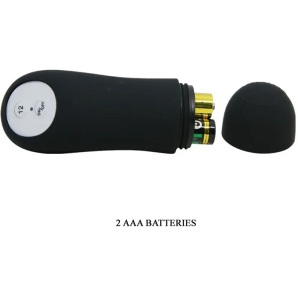 Silikon Anal Plug Penis Form und 12 Vibrationsmodi Schwarz von Pretty Love Bottom kaufen | Fesselliebe