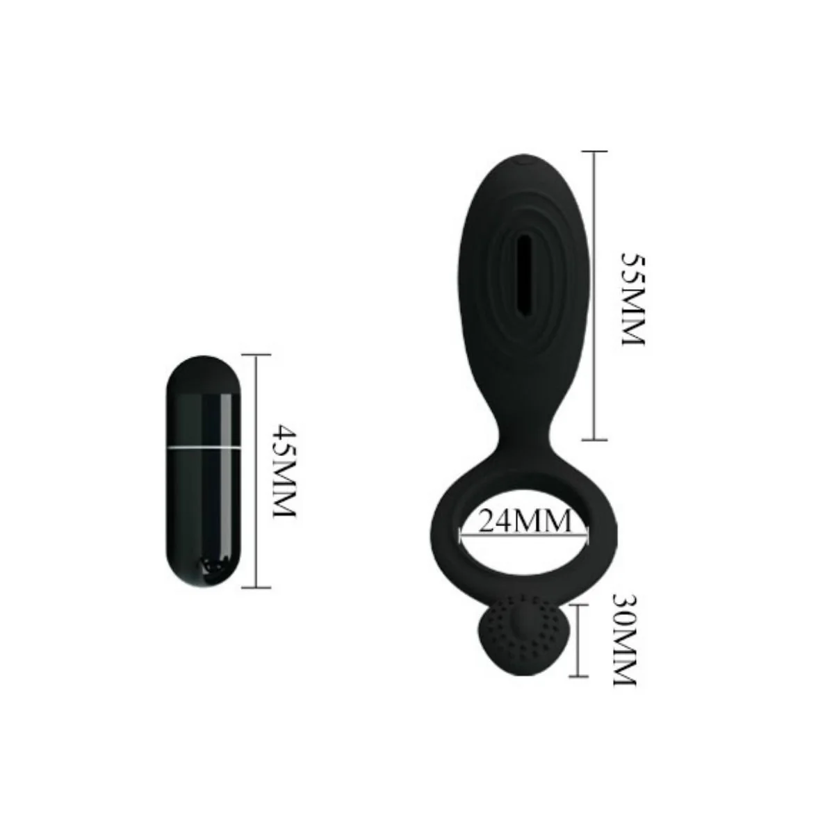 Ethel Vibrationsring mit Stimulator von Pretty Love Male kaufen | Fesselliebe