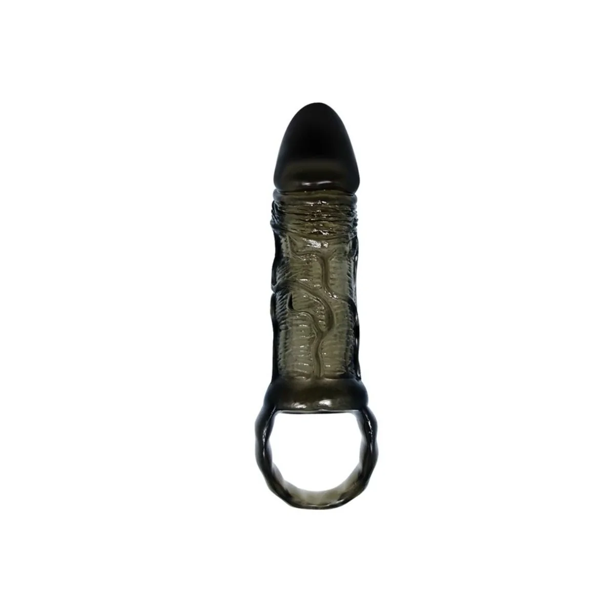 Penis Extender Cover mit Gurt für Hoden Schwarz 13.5 cm von Baile For Him kaufen | Fesselliebe