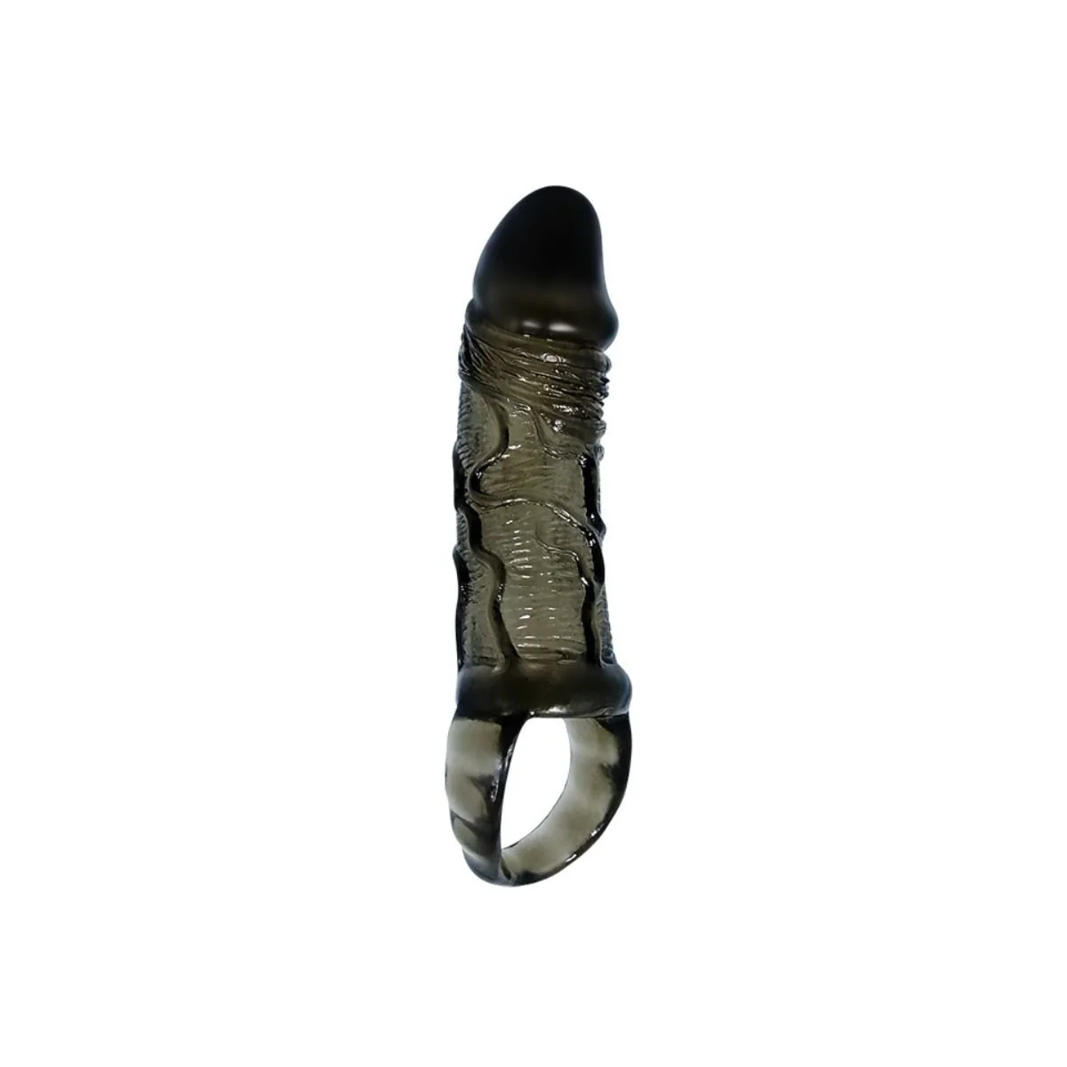 Penis Extender Cover mit Gurt für Hoden Schwarz 13.5 cm von Baile For Him kaufen | Fesselliebe