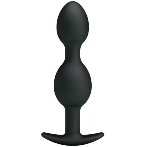 Silikon Analkugeln 12.5 cm Schwarz von Pretty Love Bottom kaufen | Fesselliebe