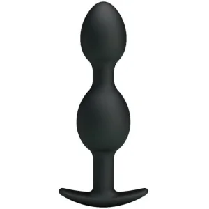 Silikon Analkugeln 12.5 cm Schwarz von Pretty Love Bottom kaufen | Fesselliebe