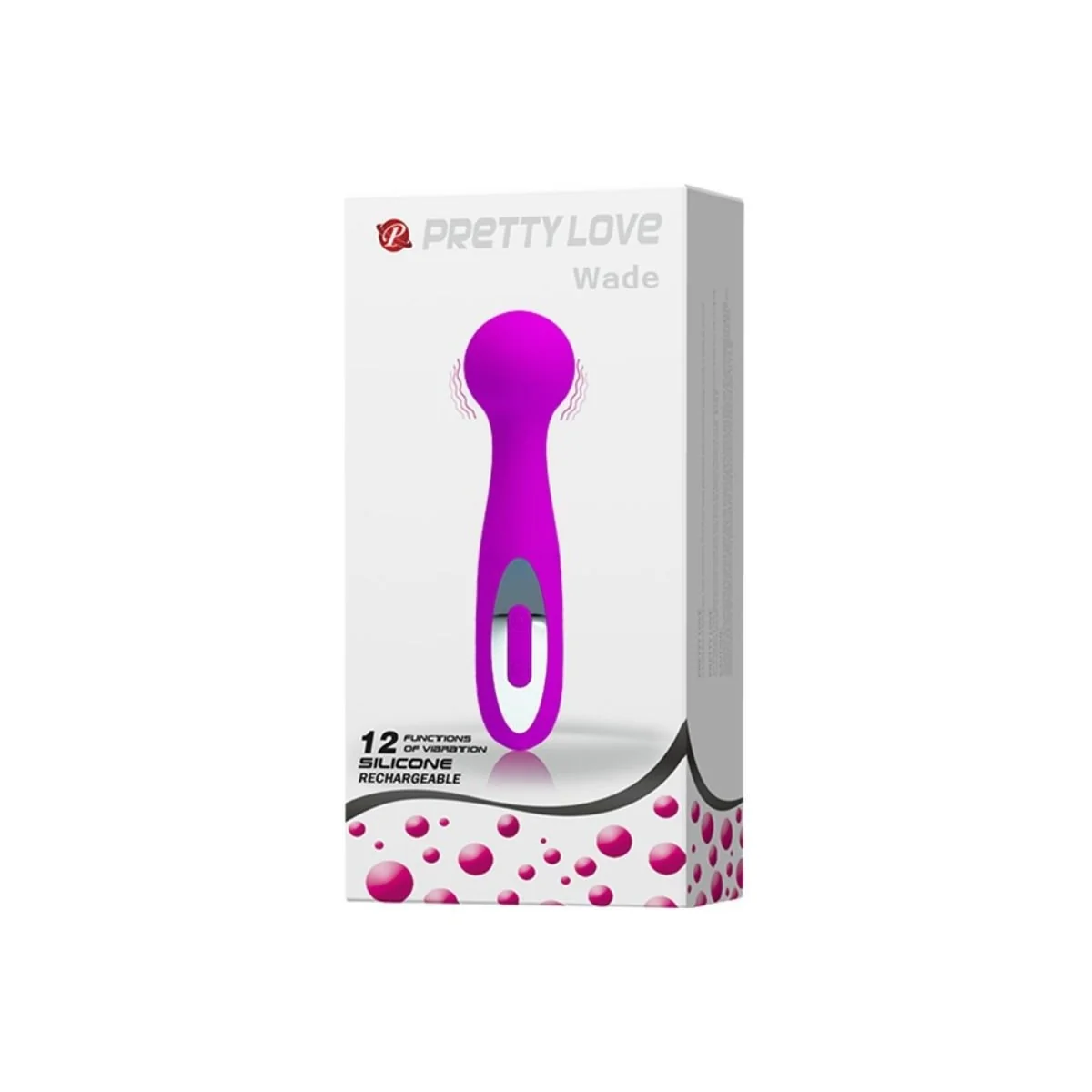 Wade wiederaufladbares Massager 12 Funktionen von Pretty Love kaufen | Fesselliebe