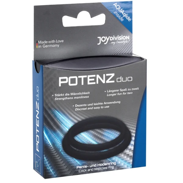 Ringe Schwarz - M von Joydivision Potenzduo kaufen | Fesselliebe