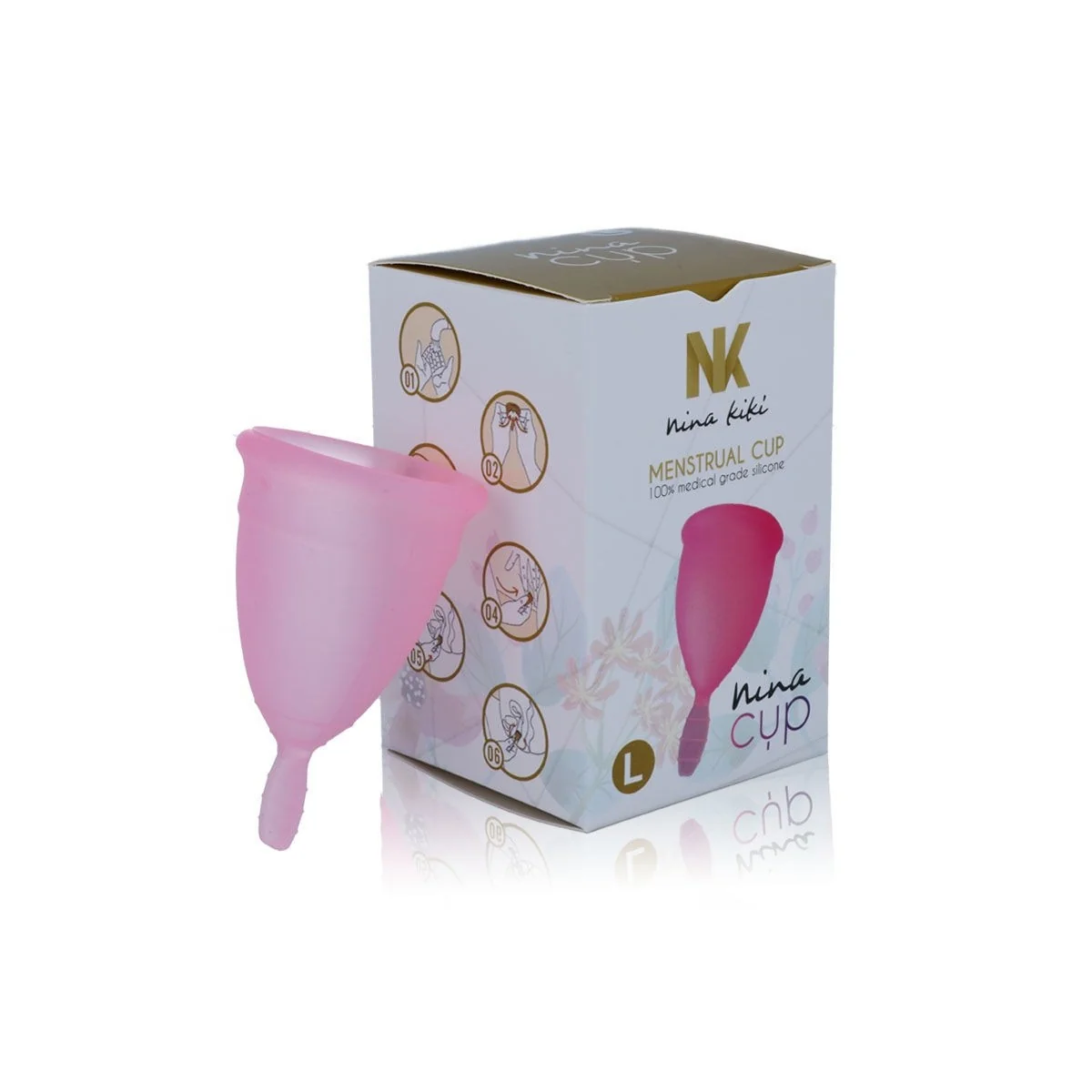 Menstrual Cup Rosa - Größe L von Nina Kikí kaufen | Fesselliebe