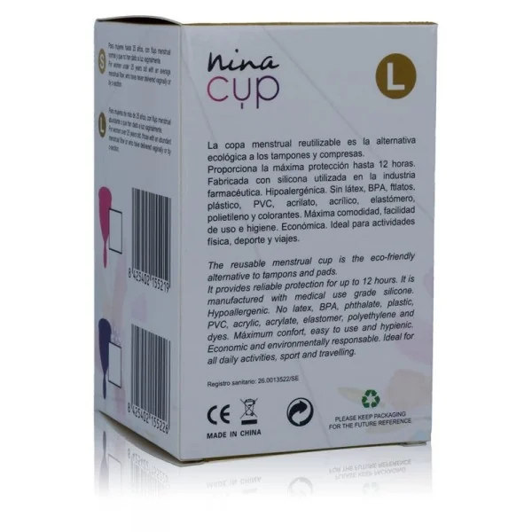 Menstrual Cup Rosa - Größe L von Nina Kikí kaufen | Fesselliebe