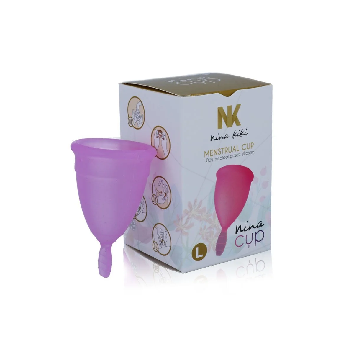 Menstrual Cup Lila - Größe L von Nina Kikí kaufen | Fesselliebe