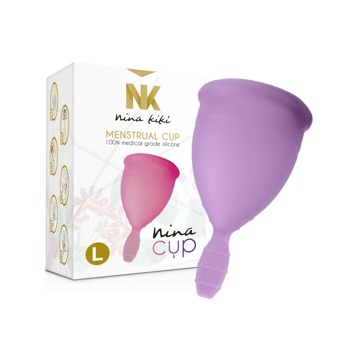 Menstrual Cup Lila - Größe L von Nina Kikí kaufen | Fesselliebe