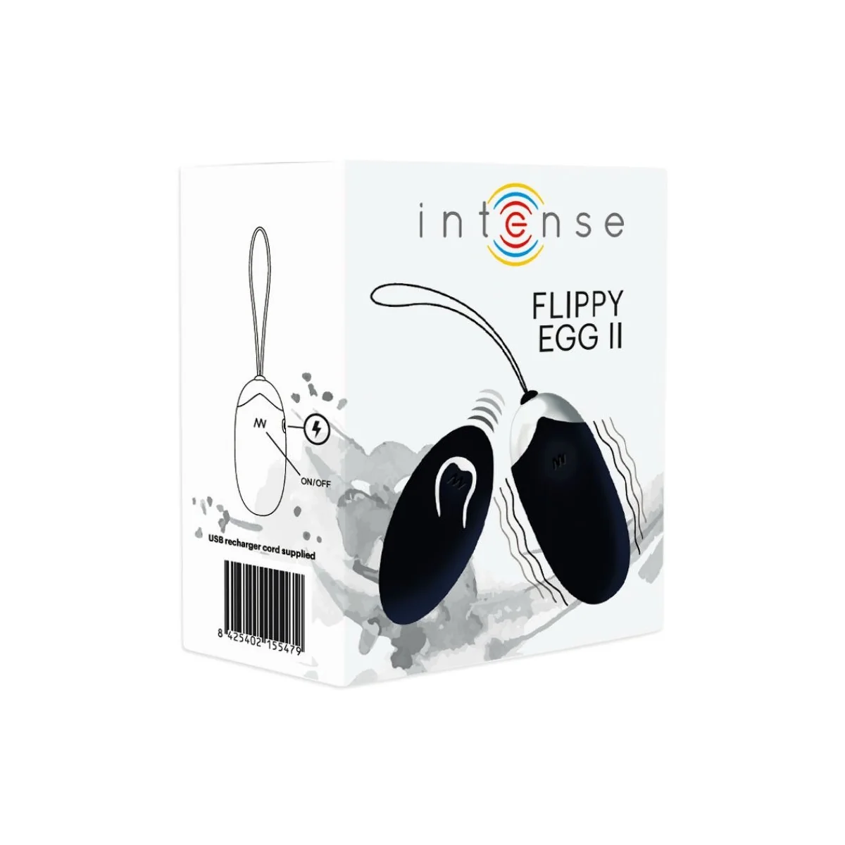 Flippy Ii Vibrierendes Ei mit Fernbedienung Schwarz von Intense Couples Toys kaufen | Fesselliebe