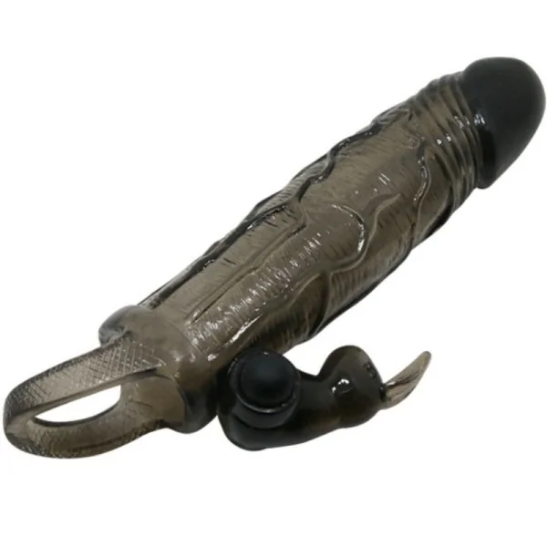 Brave Man Penisabdeckung mit Kaninchen Schwarz 16.5 cm von Baile For Him kaufen | Fesselliebe