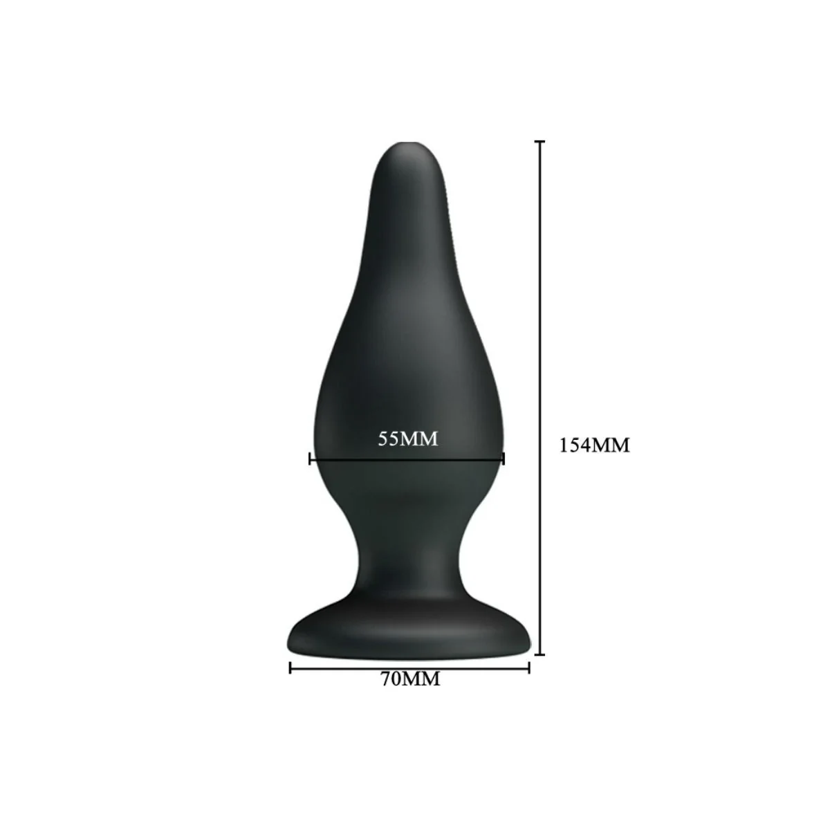 Ergonomischer Silikonstecker 15.4 cm von Pretty Love Bottom kaufen | Fesselliebe