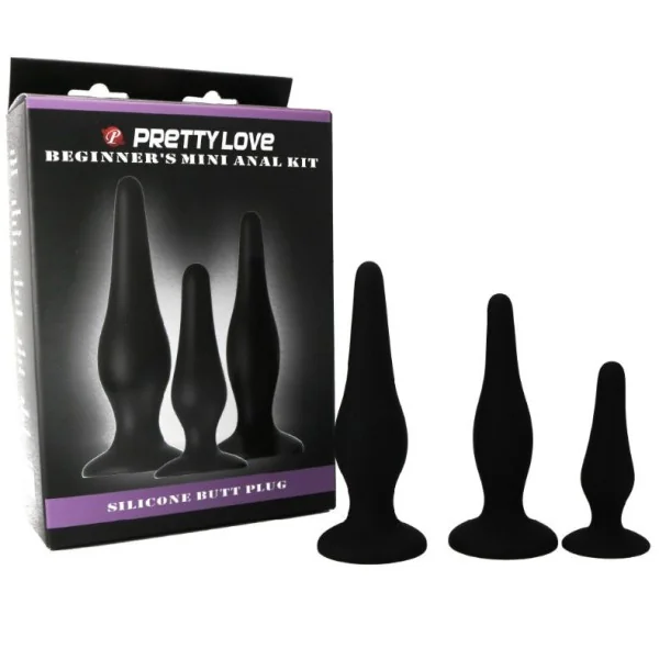 Analplugs Silikon Initiations Kit von Pretty Love kaufen | Fesselliebe