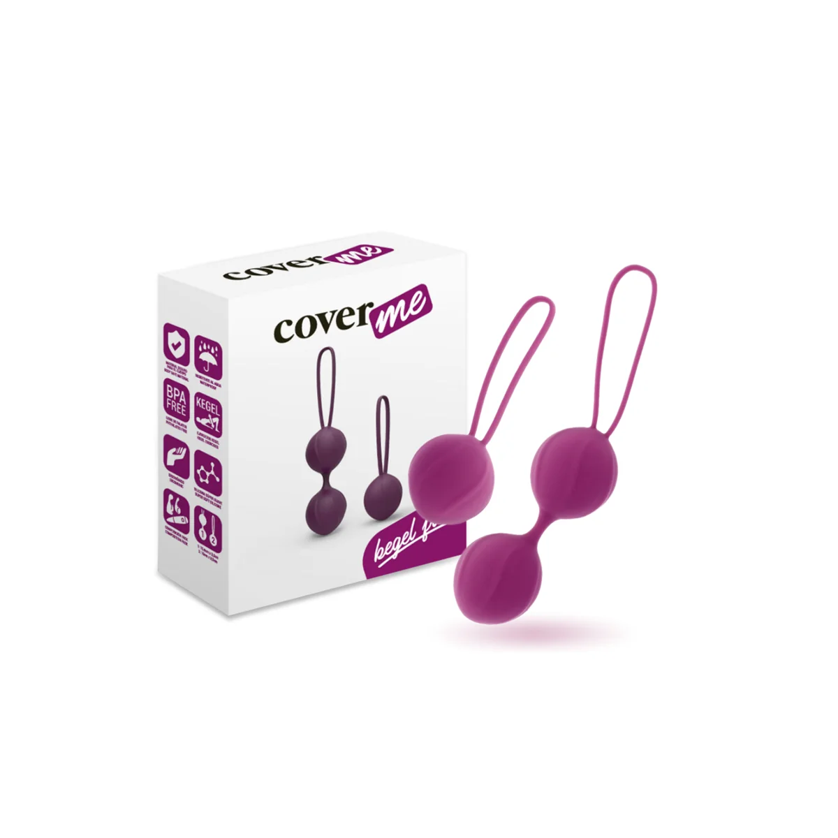 Lila Beckentrainer Kegel von Coverme kaufen | Fesselliebe